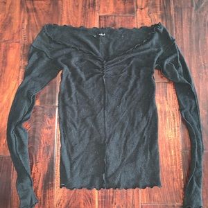 Urban outfitters off the shoulder long sleeve